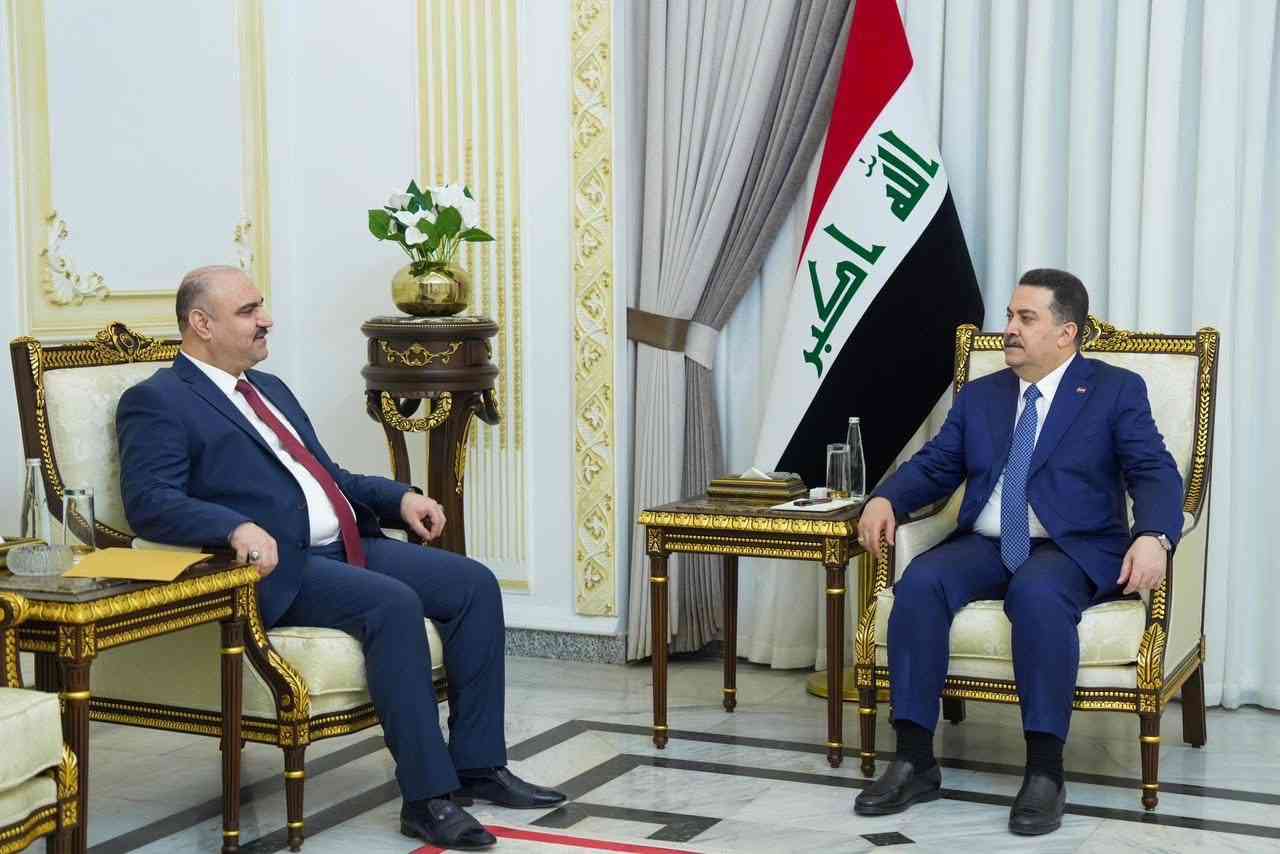 رئيس مجلس الوزراء السيد محمد شياع السوداني يستقبل محافظ كركوك.