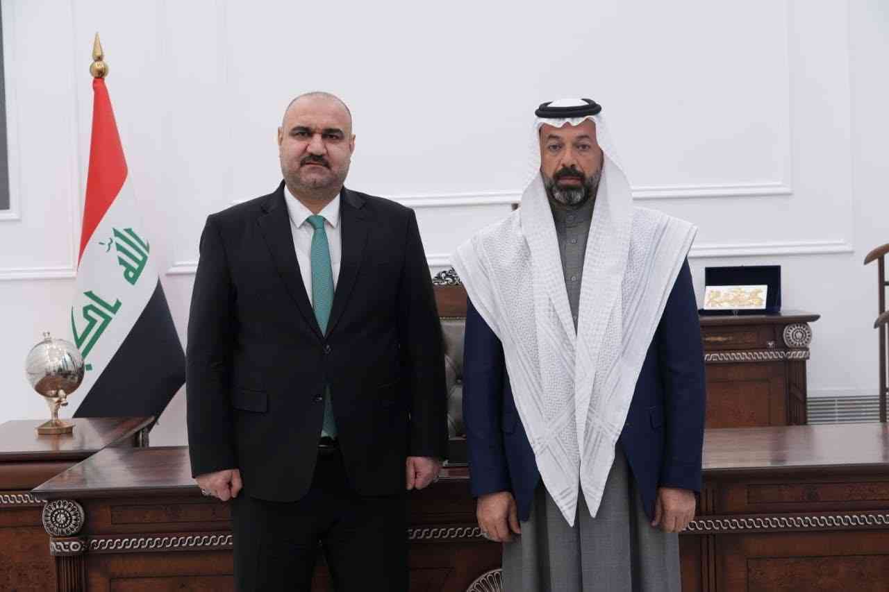 محافظ كركوك محمد سمعان اغا   يبحث جهود دعم المناطق المحررة .