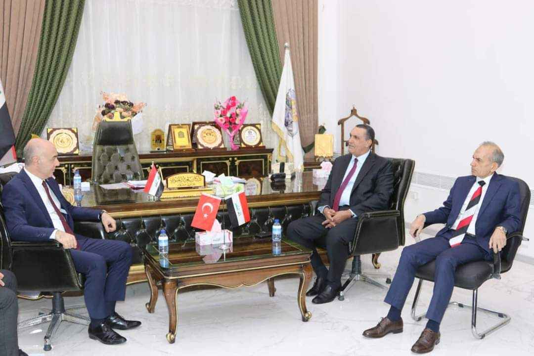 الجبوري .. يؤكد دعمه لتعزيز التعاون بين العراق وتركيا ..وجاهزية كركوك لمساهمة الشركات التركية في جهود اعمار المحافظة .