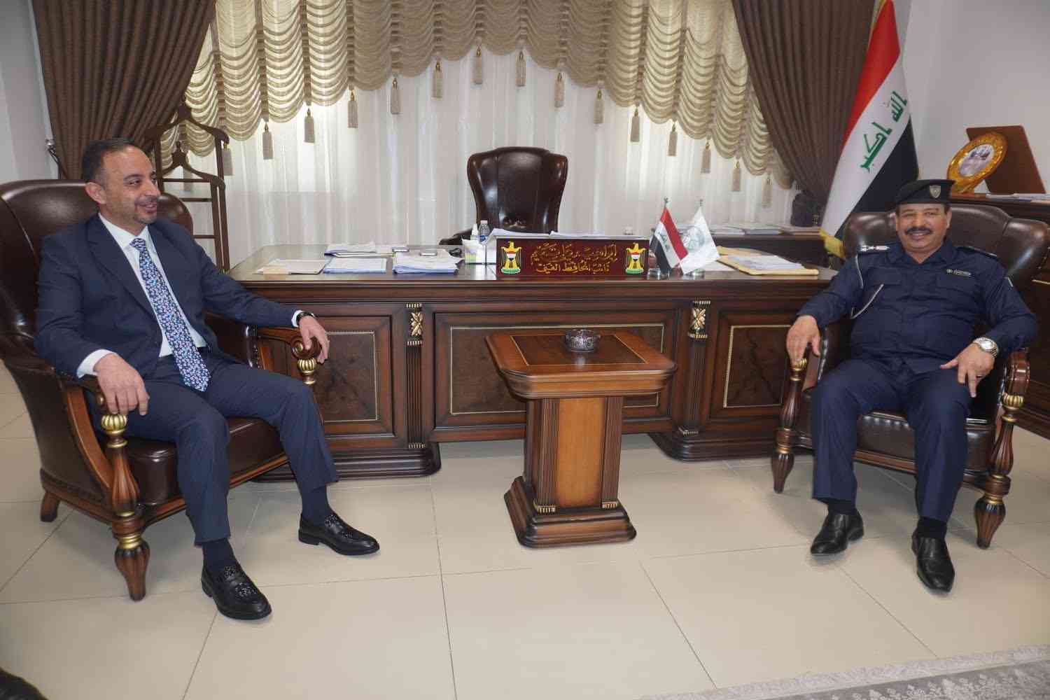 النائب الفني لمحافظ كركوك   الدكتور إبراهيم تميم يبحث جهود وعمل مديرية الأحوال المدنية والجوازات والإقامة في كركوك